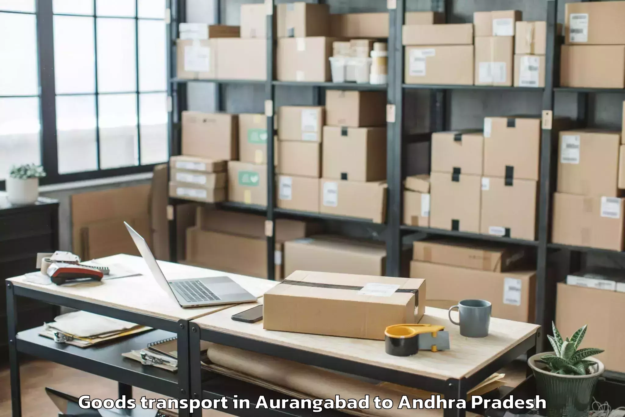 Top Aurangabad to Thullur Goods Transport Available